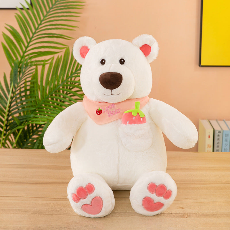 Strawberry Teddy Bear Plush for Warm Hugs - Image 8