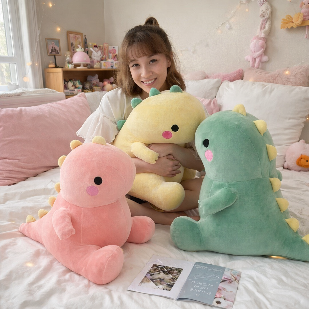 Taco, Taki & Tabi The Dino Family Plushies - Image 5