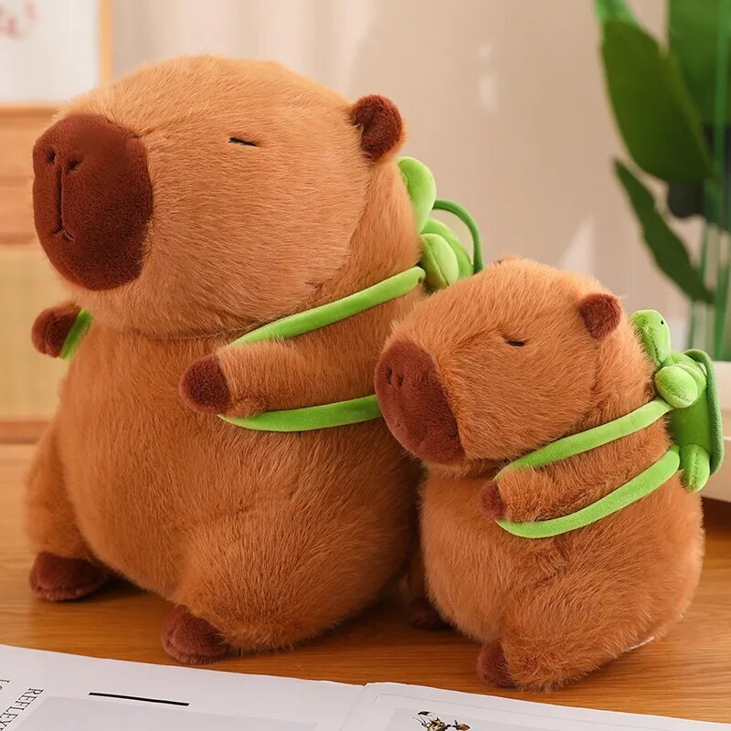 The Adorable Capybara Turtle Back Pack Plushies - Image 7