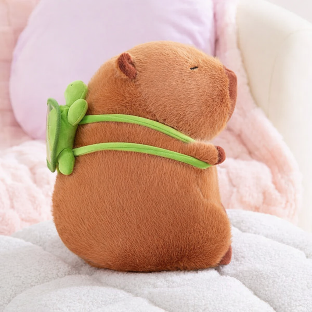 The Adorable Capybara Turtle Back Pack Plushies - Image 2