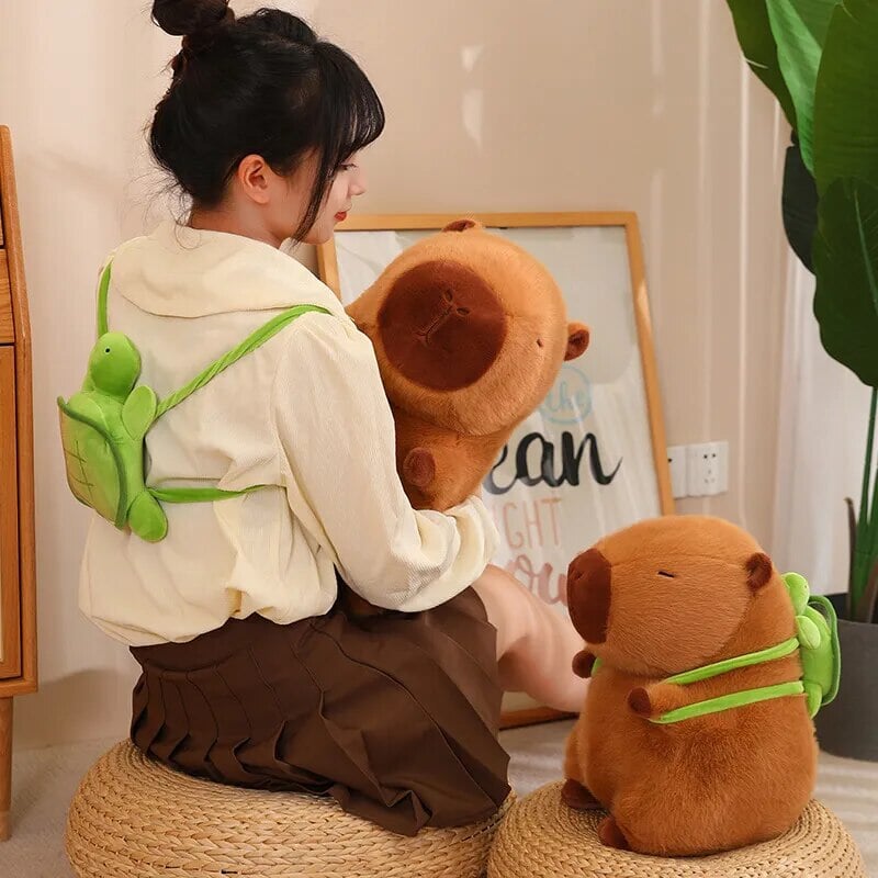 The Adorable Capybara Turtle Back Pack Plushies - Image 13