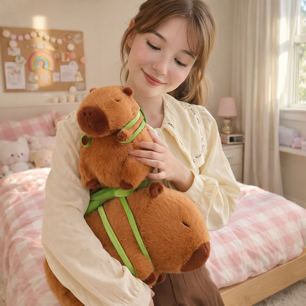 The Adorable Capybara Turtle Back Pack Plushies - Image 6
