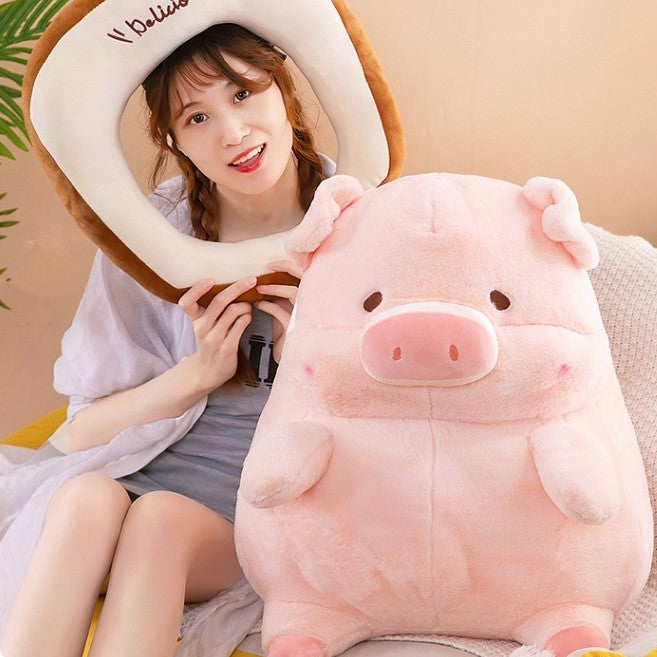 Toast Pink Pig Plush Toys - Image 5