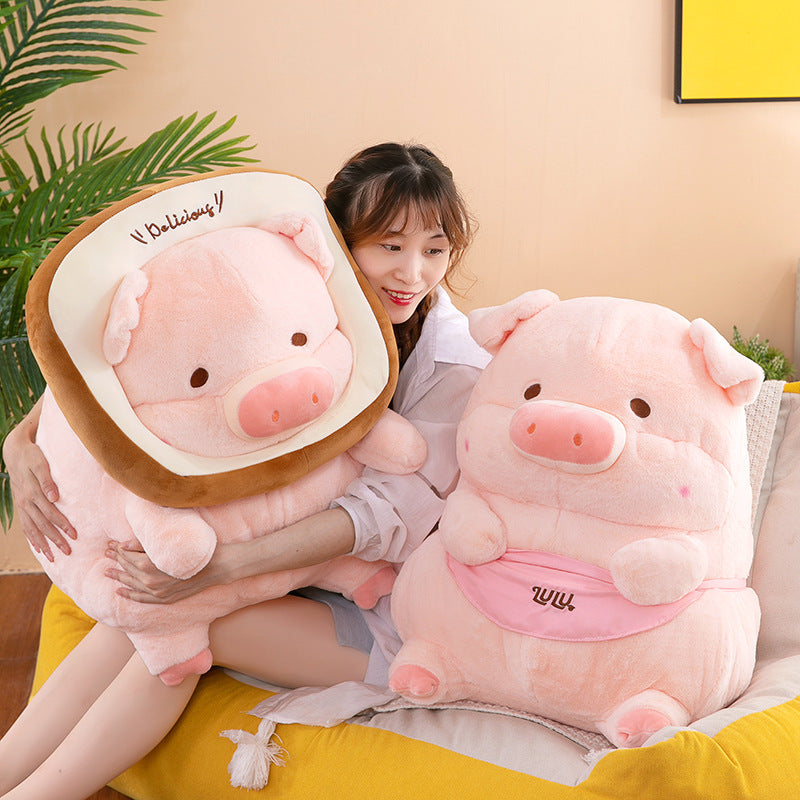 Toast Pink Pig Plush Toys - Image 3