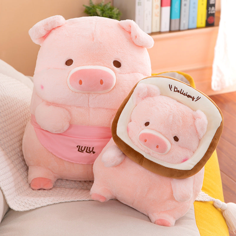 Toast Pink Pig Plush Toys