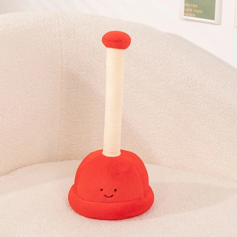 Toilet Buddies Poop Tissue Plunger Plushie Collection - Image 4