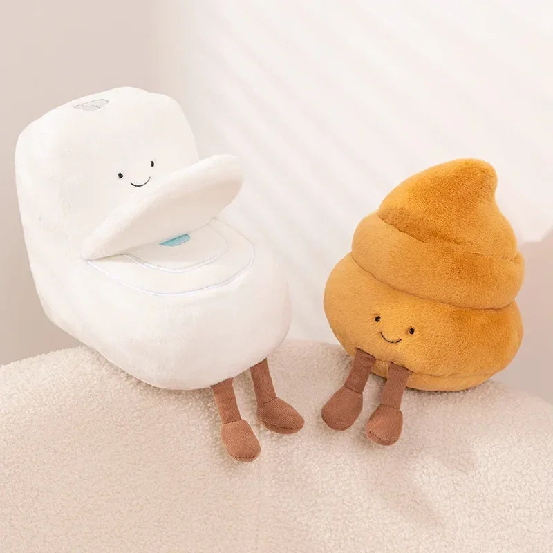 Toilet Buddies Poop Tissue Plunger Plushie Collection - Image 2