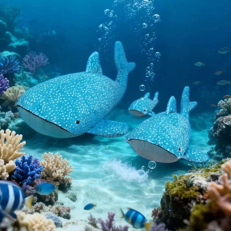 Whalo the Gentle Giant Whale Shark Plushie - Image 17