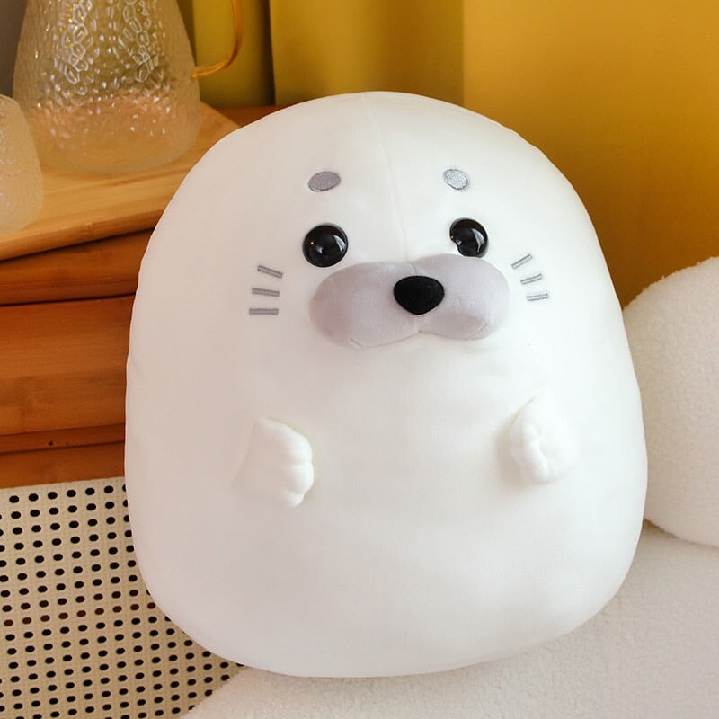 White Blue Baby Seal Plushies - Image 14