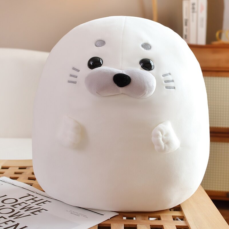 White Blue Baby Seal Plushies - Image 3