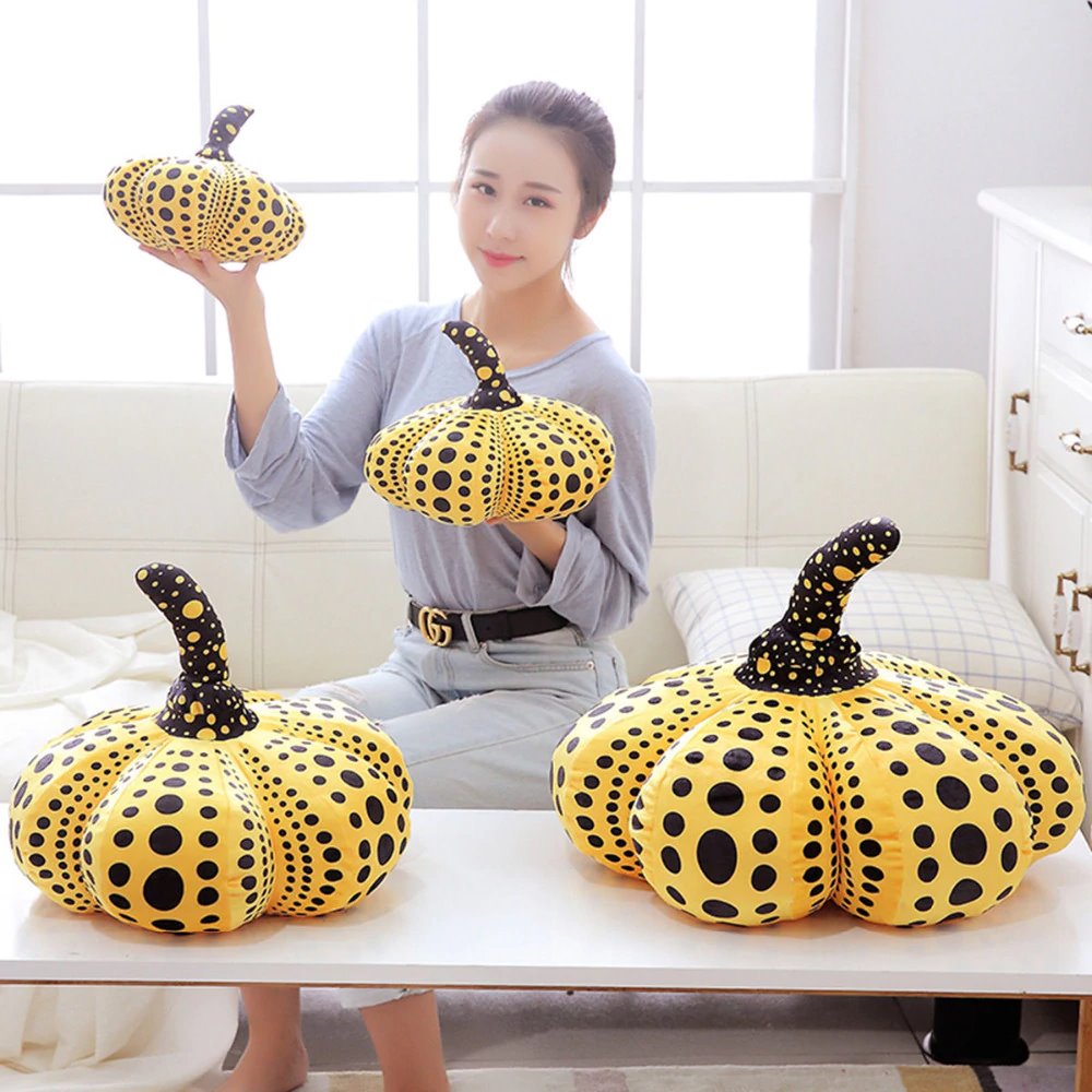 Yayoi Kusama Halloween Pumpkin Plushies - Image 5