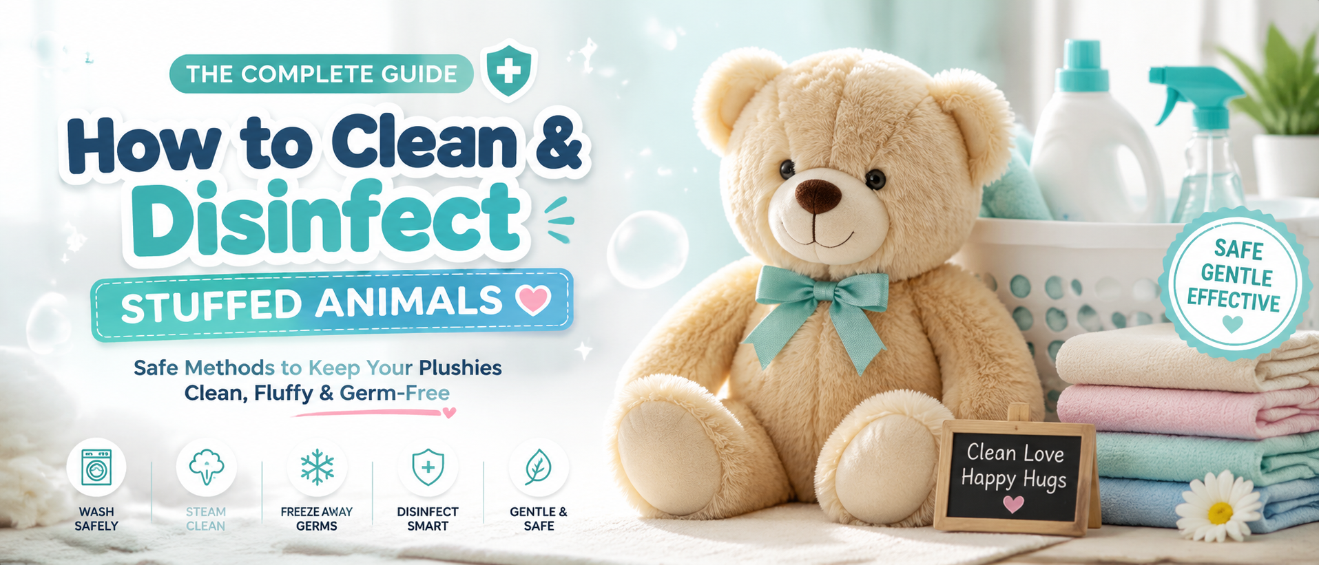 How to disinfect stuffed animals safely: a complete guide to cleaning plush toys without ruining their softness