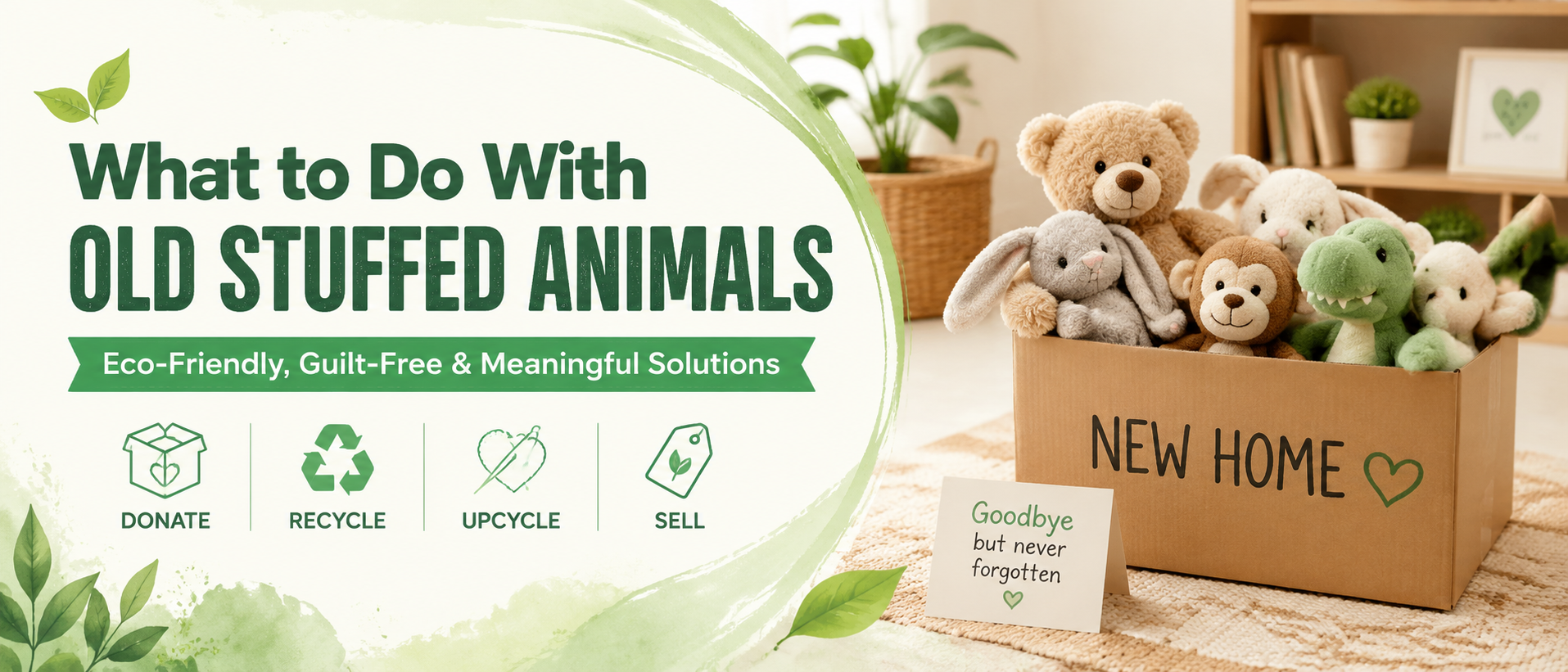 What to do with old stuffed animals: eco-friendly ways to donate, recycle, upcycle, or sell plush toys